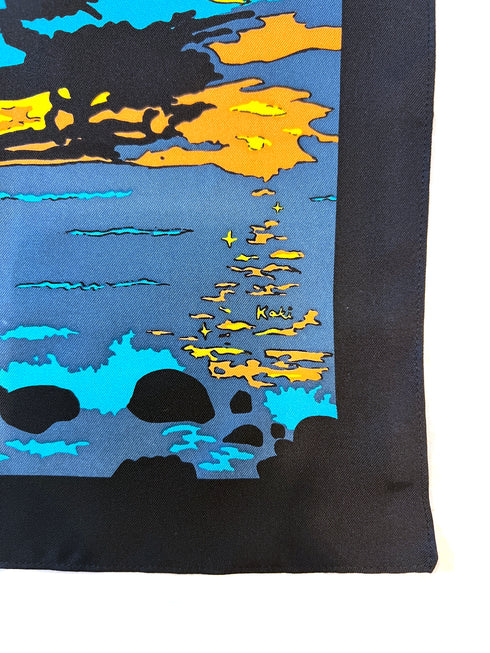 "Blue Mood" Men's Pocket Square